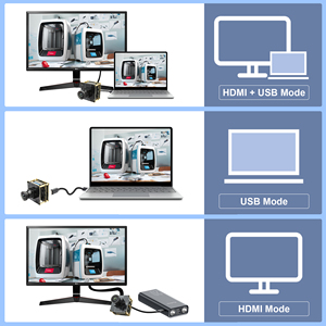 HD-MI USB kamera 4K 2X dijital Zoom aynı anda çıkış PC kamera UVC USB2.0 Lightburn USB kamera için ahududu Pi Jetson Nano - Product Image 6