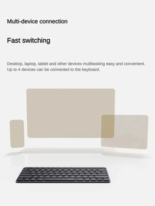 Rapoo E9000G Teclado inalámbrico Perfil bajo Computadora Laptop Teclado 78 teclas Ergonomía portátil Periféricos de computadora - Product Image 5