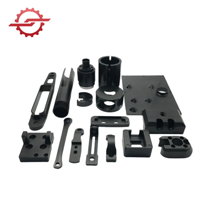Kit de accesorios de mecanizado CNC, kit de aleación de aluminio, torneado de fresado de piezas negras