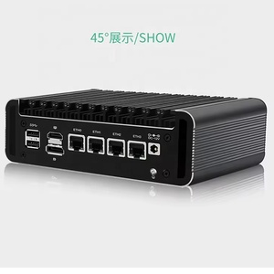 Mini computadora industrial 12th Generation Small Core N-series/N100 Soft Routing Mini Host/Intelligent 4 Networks Bulk Wholesale