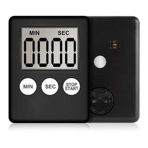 Timer da cucina con schermo magnetico da cucina con schermo digitale LCD Timer da cucina con Timer di cottura quadrato Count up sveglia conto alla rovescia per cucinare - Product Image 1