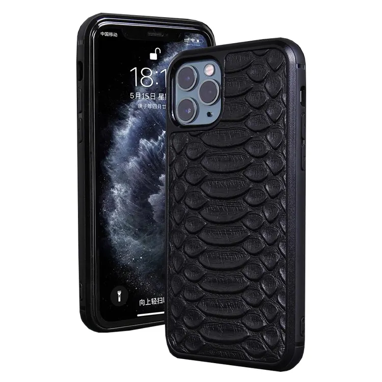 Groothandel Nieuwe Designshockproof Luxe Mobiele Telefoon Accessoires Back Cover Koe Lederen Telefoon Case Voor Iphone 11