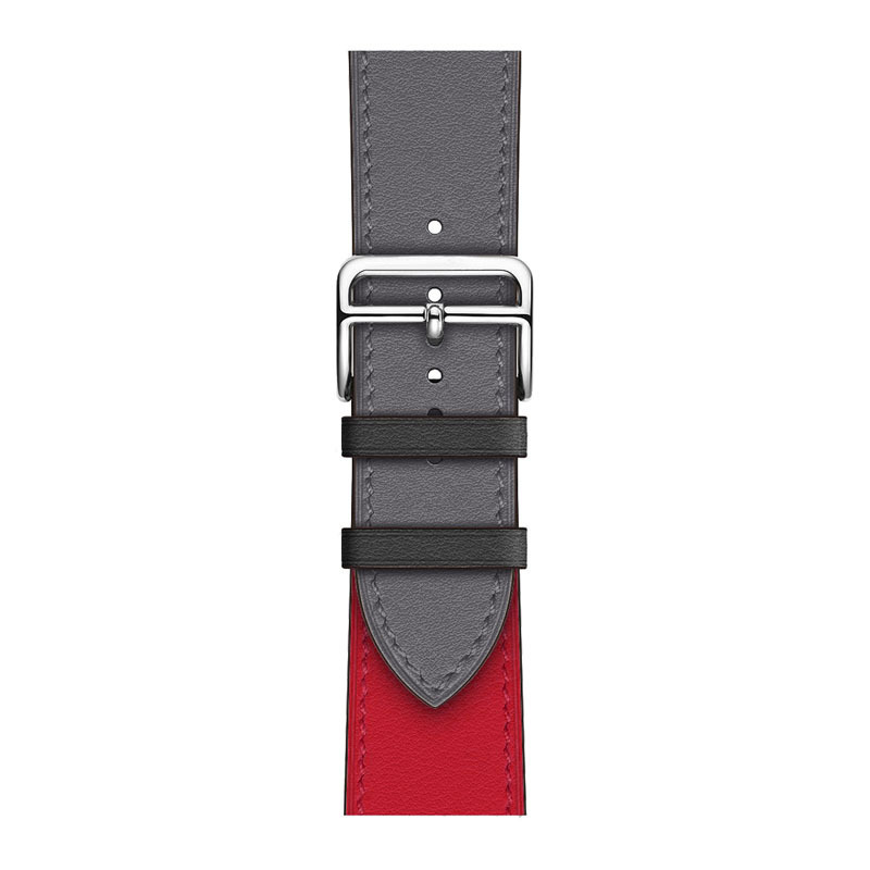 gray and red