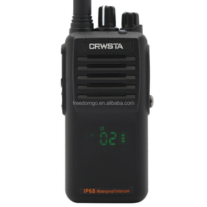 CRWSTA-Walkie Talkie de mano, transceptor profesional a prueba de agua, 8 vatios, IP68, UHF, sistema de intercomunicación inalámbrico - Product Image 4