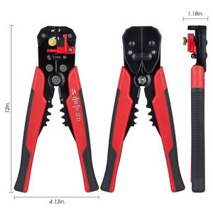 Fabrika OEM kendinden ayarlı tel striptizci, tel Crimper, tel kesici-3 in 1 otomatik çok amaçlı tel striptizci 10-24 AWG - Product Image 5