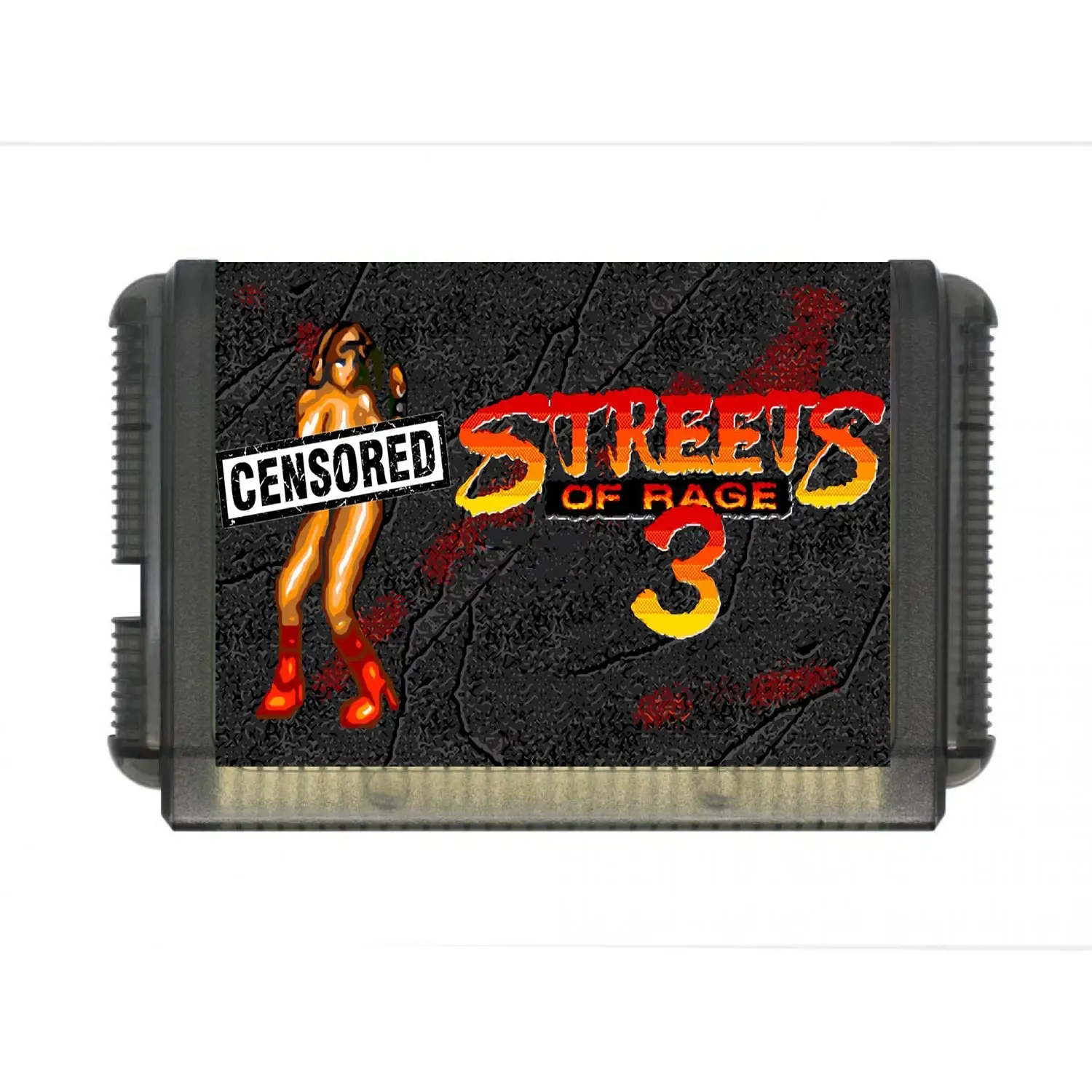 Tarjeta de juego de 16 bits Streets of Rage 2 y 3 Naked Blaze Genesis