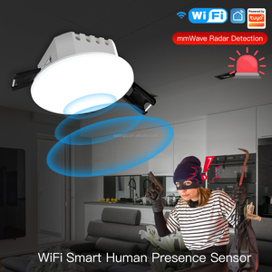 SLS WiFi Smart 5.8GHz MmWave Radar Detection <strong>Sensor</strong> <strong>Light</strong> 2-in-1 Home Human Presence &amp; Luminosity <strong>Function</strong> Android Compatibility - Product Image 2