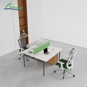 Bàn <span class=keywords><strong>l</strong></span>àm việc văn phòng hiện đại kiểu chữ <span class=keywords><strong>L</strong></span>, thiết kế công thái học, chất <span class=keywords><strong>l</strong></span>ượng cao, dành cho 2 người, thương hiệu Glory Merge. - Product Image 2