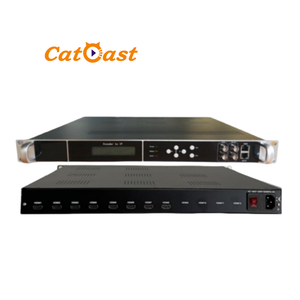 1080p H.264 H.265 IPTV Codificador 24 HD MI Entrada a salida IP Codificador de protocolo UDP RTP - Product Image 1