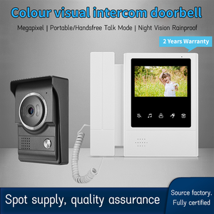 Factory Sale L+ <strong>Color</strong> Video Door Phone <strong>System</strong> Doorbell <strong>Intercom</strong> Visual Doorbell Video <strong>Intercom</strong> <strong>System</strong> for Apartments - Product Image 6
