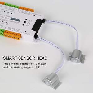 Sistema de controlador de iluminación de escalera inteligente con 20 tiras de led automático Sensor de movimiento PIR LED Sistema de controlador de iluminación de escalera - Product Image 5