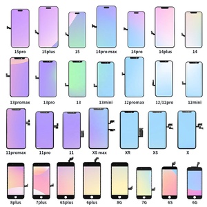 アップル携帯電話液晶画面用卸売6 6S 7 8 Plus X 11 12 13 14 Pro 15 16 PromaxアセンブリIPhone5タッチLCD - Product Image 1