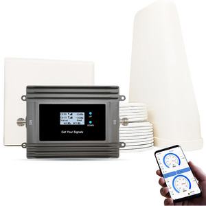 Thông minh LCD điện thoại di động tín hiệu Booster 5G/<span class=keywords><strong>GSM</strong></span> Repeater 3G 4G 1800MHz 2100MHz băng tần kép EGSM khuếch đại với ứng dụng quản lý - Product Image 1