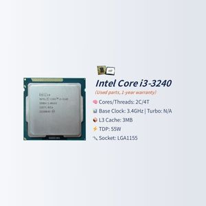PANDL H61マザーボードコンボキットセットITX PlacaメインボードLGA1155コンピュータCPUコアI3 3240 DDR3 2X8GB 1600MHz H61マザーボード - Product Image 2