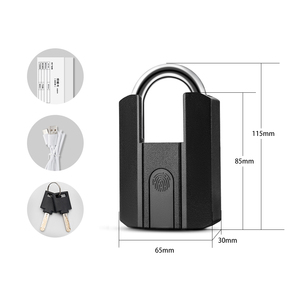 Toptan üreticinin ağır akıllı parmak izi asma kilit TTlock BLE APP anahtar su geçirmez IP67 büyük akıllı kilit - Product Image 6
