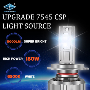 OEM ไฟ LED ไฟหน้าหลอดไฟ LED สําหรับรถยนต์ H4 180W LED H1 H11 H7 ไฟ LED - Product Image 3
