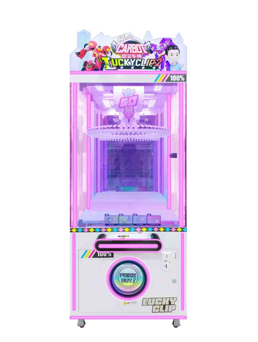 Machine à clip de luxe rose