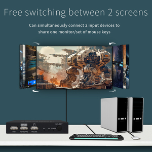 4K hdmi <strong>Kvm</strong> <strong>Switch</strong> 2input 1output 4K 30Hz Automatic Switching <strong>Kvm</strong> 2port