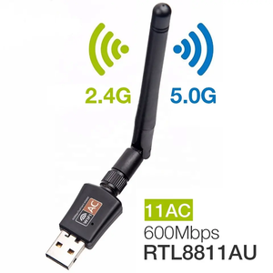 All'ingrosso 600M Dual Band Wireless scheda di rete Computer esterno 2.4G/5G USB WiFi ricevitore trasmettitore RTL8811CU - Product Image 3