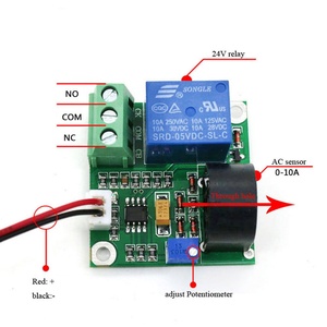 Taidacent 24V 0-10A電流検出センサースイッチ出力AC電流信号センサー過電流短絡保護用 - Product Image 5