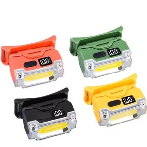 Süper parlak 800 lümen COB LED far ABS plastik dijital ekran kırmızı işık manyetik bilgisayar kamp kafa lambası IP65 klip şapka - Product Image 1