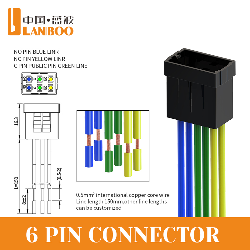 6-pin connector