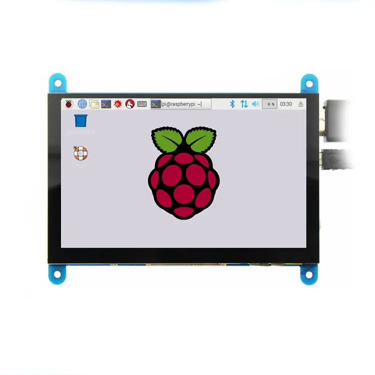 5 inç yüksek çözünürlüklü LCD kapasitif dokunmatik ekran modülü ahududu Pi için 3/4B