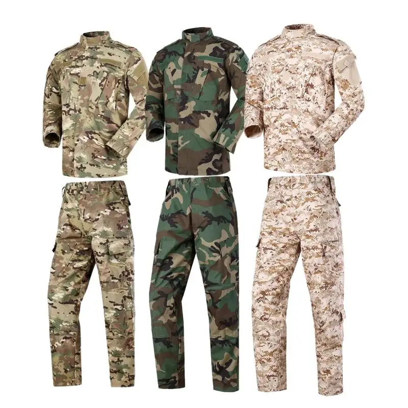 Yuda Hombres Uniforme Fuerzas Especiales Camisa y pantalón Conjunto Camuflaje Traje táctico