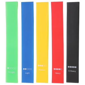 TORQUE Logotipo impreso personalizado Gimnasio Fitness Ejercicio Bandas Set Antideslizante Látex elástico Resistencia Loop - Product Image 1