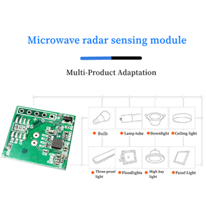 Modulo sensore di movimento Radar a microonde 5.8GHz a bassa potenza per applicazioni di rilevamento della posizione - Product Image 3