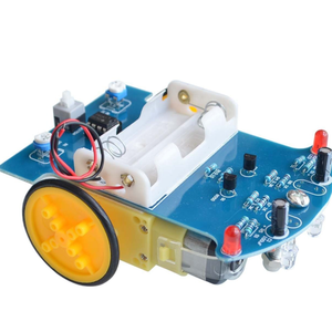 Kit per auto di tracciamento intelligente D2-1 linea con parti di Robot per progetti elettronici e stelo