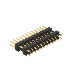 Denentech 2.54mmピンヘッダー二列二重プラスチックストレートピンヘッダーコネクタ2.54mmピンヘッダー - Product Image 2