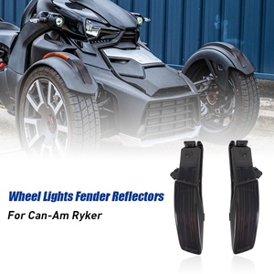 永金车轮灯翼子板反射器，带发光二极管转向灯和行车灯，适用于Can-Am Ryker - Product Image 3