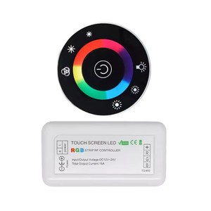 2,4 г rf rgb светодиодный контроллер dc12-24v 18a сенсорный экран пульт дистанционного управления RGB полосы RF управление pwm 12v 24v Светодиодные полосы света контроллер - Product Image 3