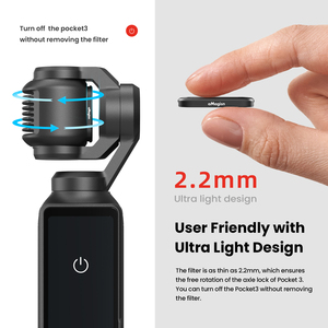 AMagisn filtre seti için DJI Osmo Osmo 3 ND filtreler Pocket3 eylem kamera için Set CPL polarize filtre aksesuarları - Product Image 4
