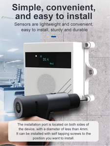 Máy phát hiện khí oxy rttpp cảm biến khí CO2 CH4 O2 co H2S NH3 clo2 CL2 H2 SO2 không có máy phát khí No2 4-20mA RS485 - Product Image 3