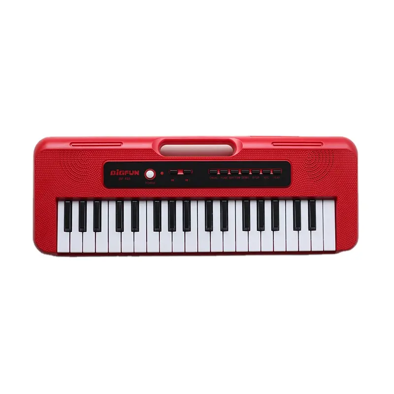 Nuevo diseño teclado Musical iluminación órgano electrónico para niños caja de regalo Unisex bebé juguetes musicales plástico 2 a 4 años Pianos 36