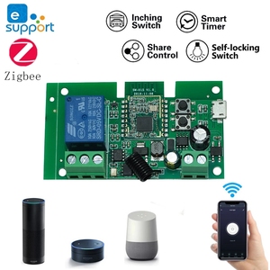 <strong>Zigbee</strong> 3.0 EWeLink Smart Remote <strong>Control</strong> Wireless Switch Module 1CH DC 7-32V 5V RF Receiver Relay for Alexa IFTTT <strong>Zigbee</strong> Switch - Product Image 2