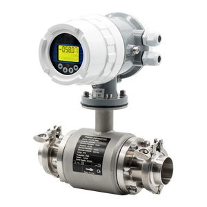 Electromagnetic <strong>Flowmeter</strong> Tri-clamp Connection Flow Meter <strong>Pulse</strong> <strong>Output</strong> Chemical Electromagnetic Flow Meter - Product Image 1