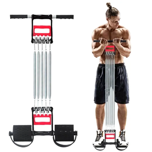 Factory Wholesale Five Springs Chest <strong>Expander</strong> <strong>Pull</strong> Exerciser With Hand Gripper Wrist Developer for Training Arms Chest - Product Image 4