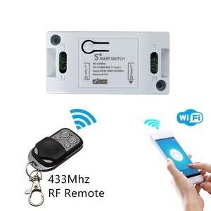 RFWiFiスマートスイッチ433Mhz 10A 220vRFレシーバースマートホーム用インテリジェントリモートワイヤレスコントロール - Product Image 5