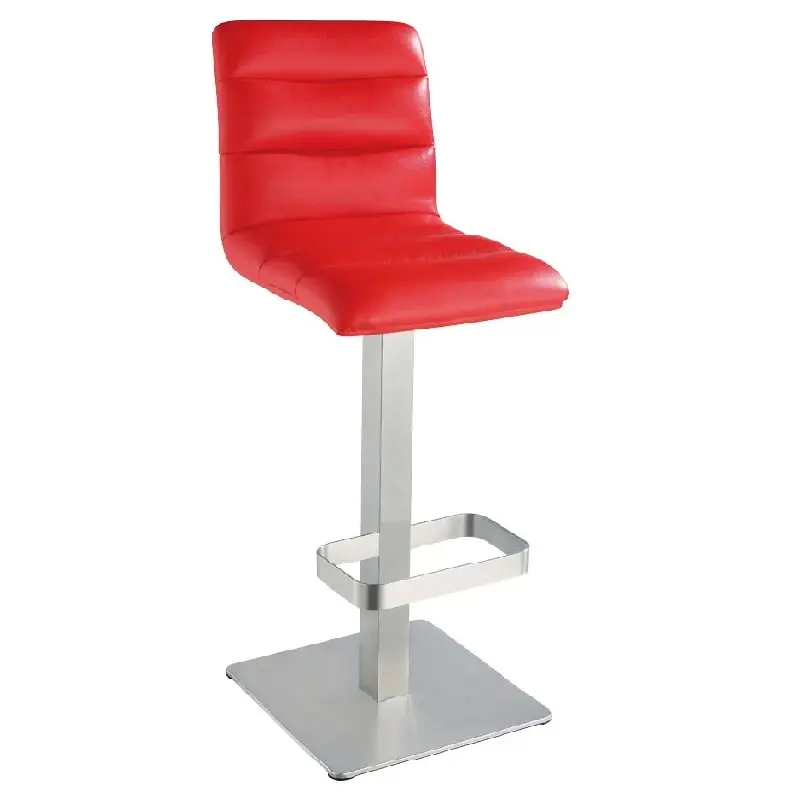 leisure comfortable stainless steel leather bar chair club chair bar stool LQ-SS9033