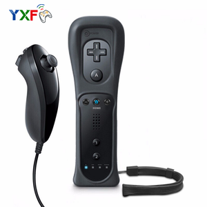 Wii U รีโมตคอนโทรลและคอนโทรลเลอร์ Nunchuk,พร้อมเคสซิลิโคนและสายรัดข้อมือสำหรับ Nintendo Wii และ Wii U - Product Image 2