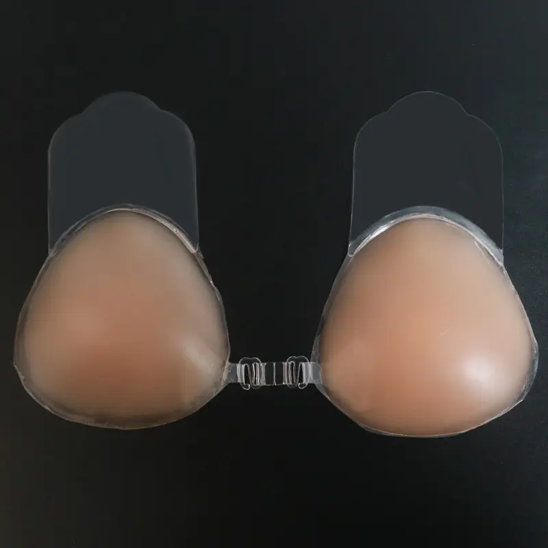 Reggiseno appiccicoso senza spalline in Silicone per le donne copricapezzoli riutilizzabili per il sollevamento del seno