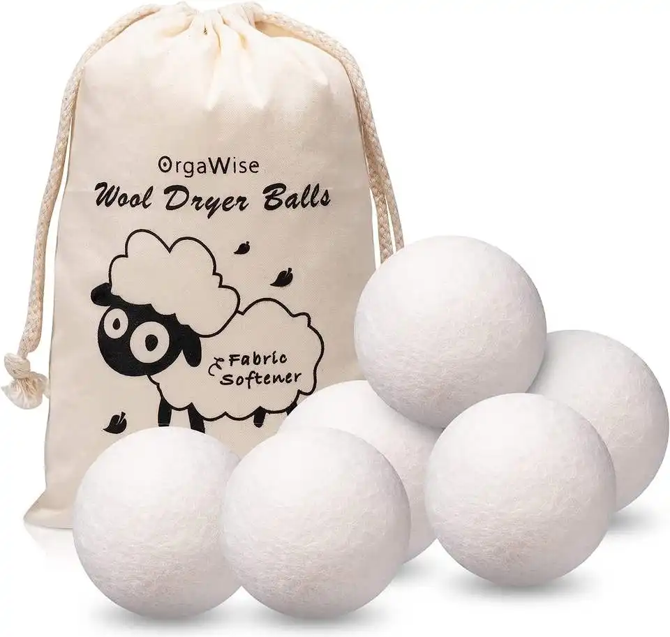 Wollball-Wäsche tuch Trockner bälle hand gefertigt in Nepal-Freundschaft wolle Wäsche trockner-natürlicher Weichspüler-Schafwolle Filzball