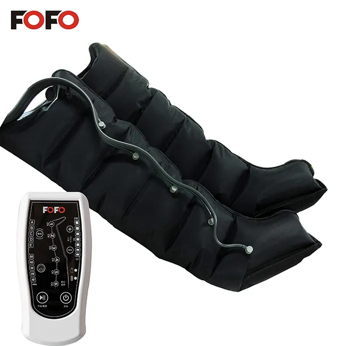 Wholesale 8 chamber leg cuff air lymphedema recovery foot boots pump pressure machine therapy