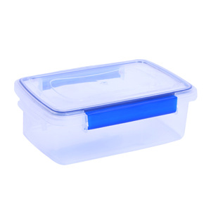 PP透明保鲜盒长方形带盖扣加厚透明塑料收纳盒食品盒 - Product Image 1