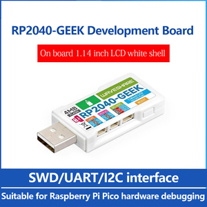 Commercio all'ingrosso con 1.14 pollici LCD 65K 240x135 RP2040-GEEK per Raspberry Pi Pico RP2040 USB debug Downloader scheda di sviluppo - Product Image 2