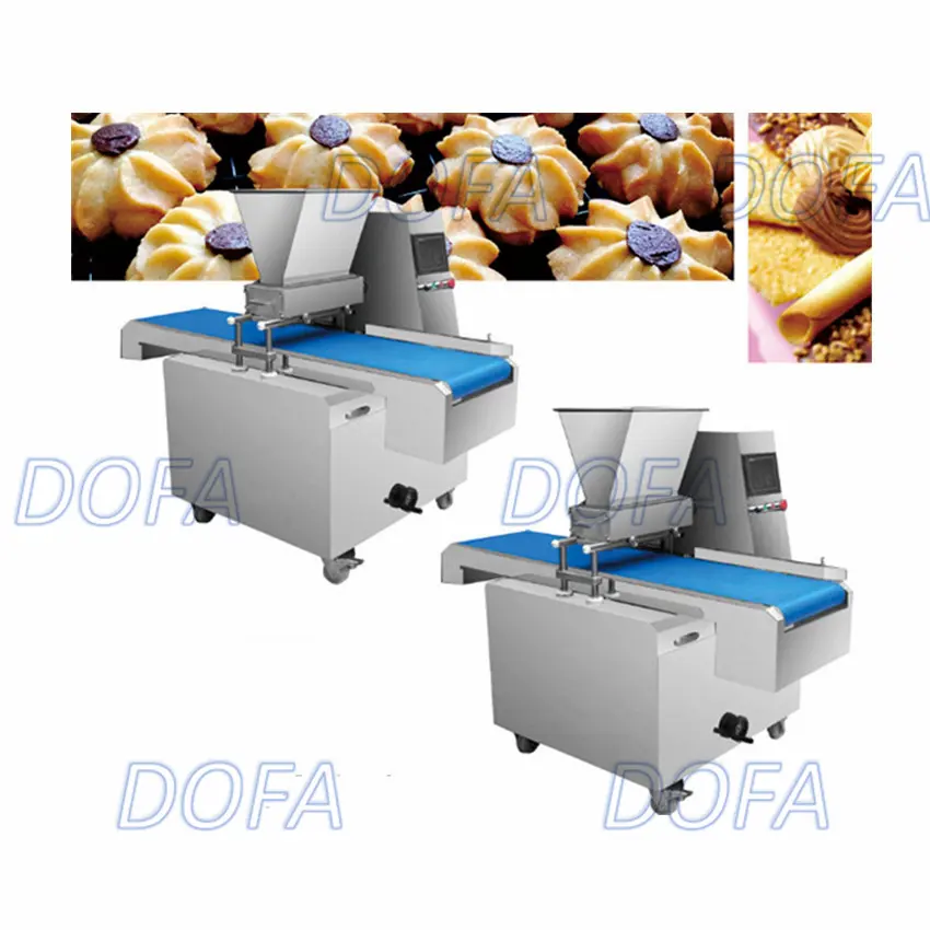 Forma personalizada e tamanho biscuit automático fazendo linha de produção Cookie dropper cookies biscuit molding machine