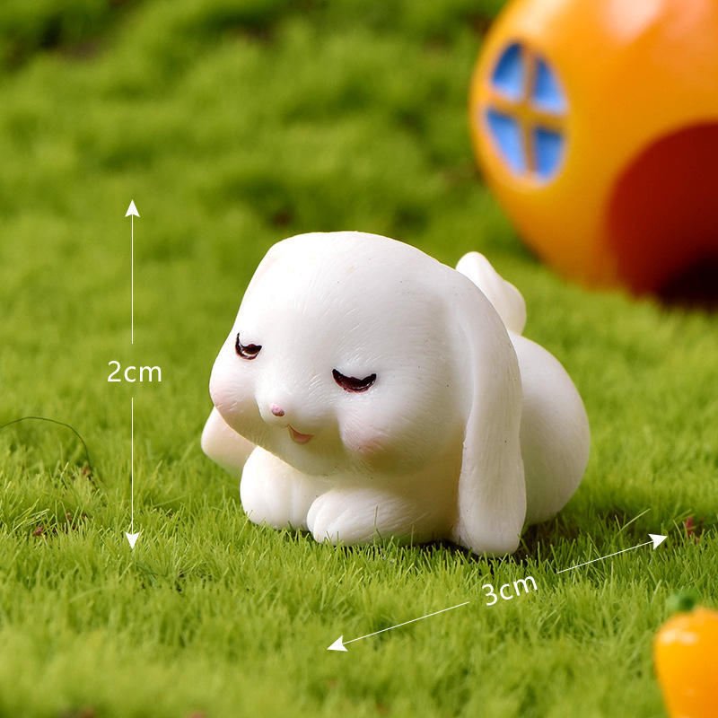 Lapin n°11 en position couchée